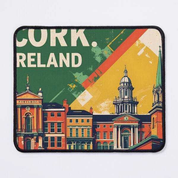 Item preview, Cork Ireland 1950s Vintage Travel Tourism designed and sold by TravelersGems.