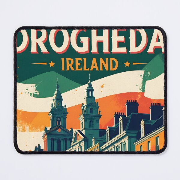 Item preview, Drogheda Ireland 1950s Vintage Travel Tourism designed and sold by TravelersGems.