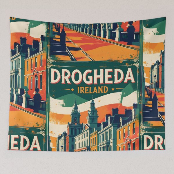 Item preview, Drogheda Ireland 1950s Vintage Travel Tourism designed and sold by TravelersGems.