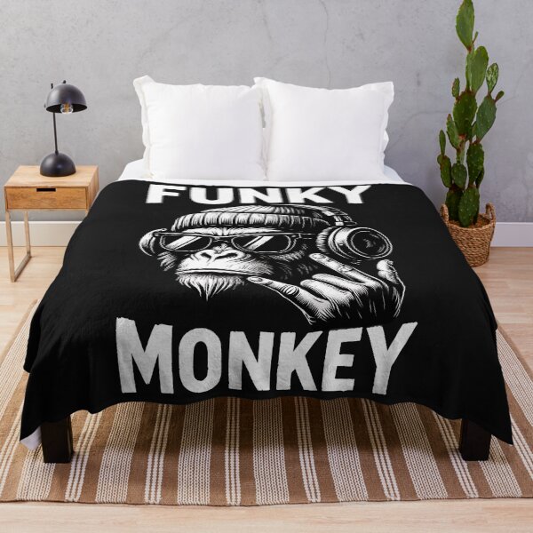Item preview, Funky Monkey Cool Headphones Art designed and sold by ArtLabCreations.