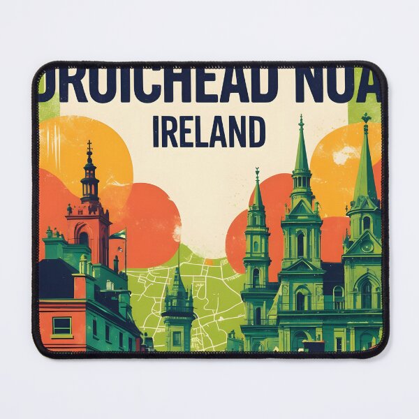 Item preview, Droidchead Nua Ireland 1950s Vintage Travel Tourism designed and sold by TravelersGems.