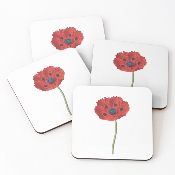 Item preview, Red poppy in full bloom designed and sold by Artitectozz.