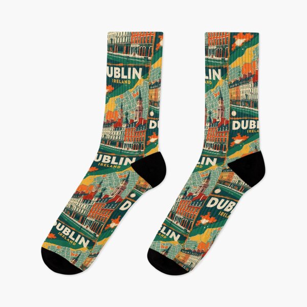 Item preview, Dublin Ireland 1950s Vintage Travel Tourism designed and sold by TravelersGems.