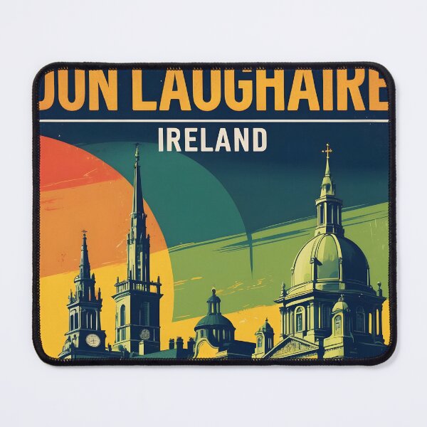 Item preview, Dun Laoghaire Ireland 1950s Vintage Travel Tourism designed and sold by TravelersGems.