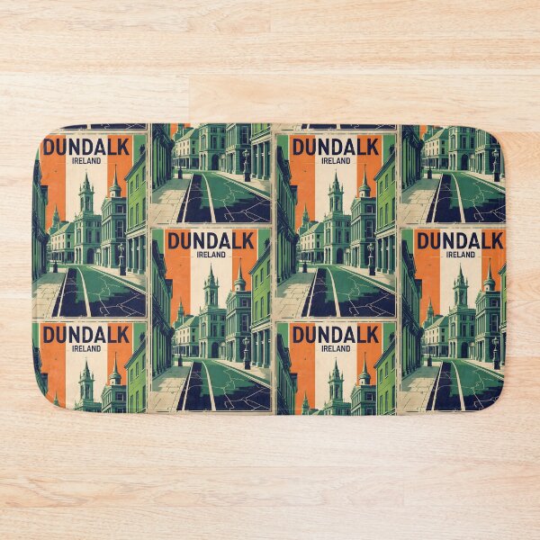 Item preview, Dundalk Ireland 1950s Vintage Travel Tourism designed and sold by TravelersGems.