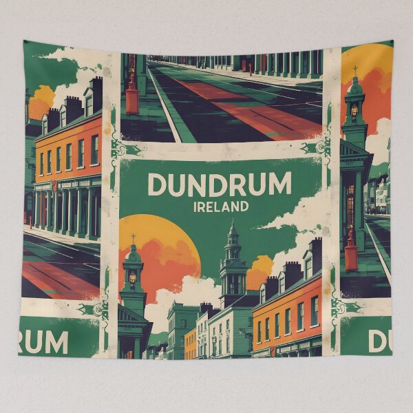 Item preview, Dundrum Ireland 1950s Vintage Travel Tourism designed and sold by TravelersGems.