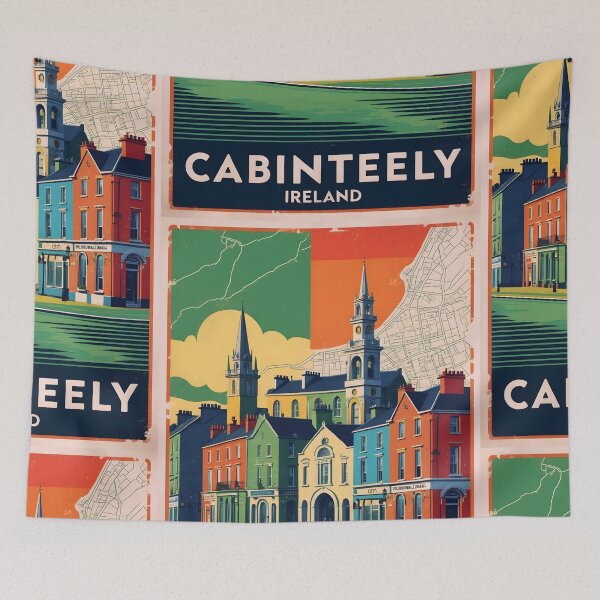 Item preview, Cabinteely Ireland 1950s Vintage Travel Tourism designed and sold by TravelersGems.