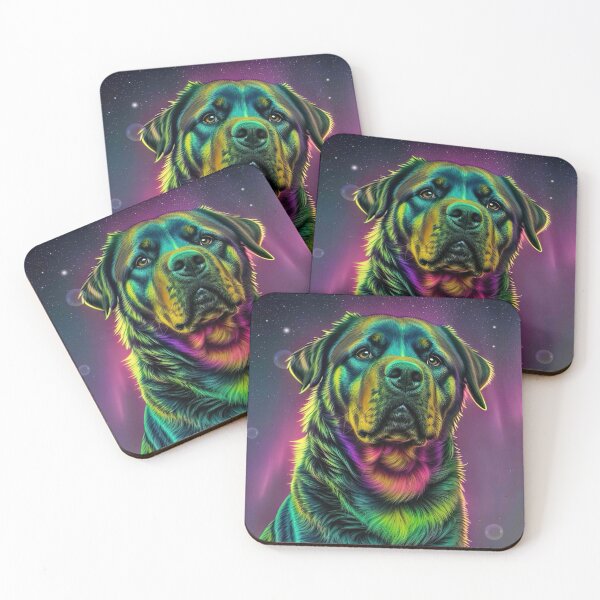 Item preview, Psychedelic Rottweiler  designed and sold by Zena Rowland.