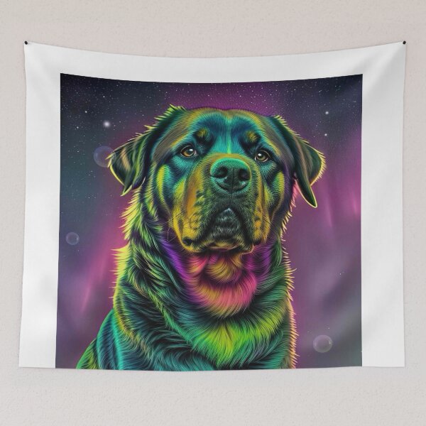 Item preview, Psychedelic Rottweiler  designed and sold by Zena Rowland.