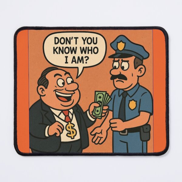 Item preview, Bribery Power Play – Satirical Cartoon designed and sold by daweave77.