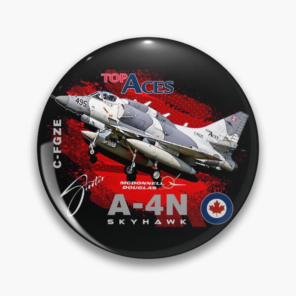 Item preview, C-FGZE Top Aces McDonnell Douglas A-4N Skyhawk – The Canadian Aggressor Jet designed and sold by Aerolovers.