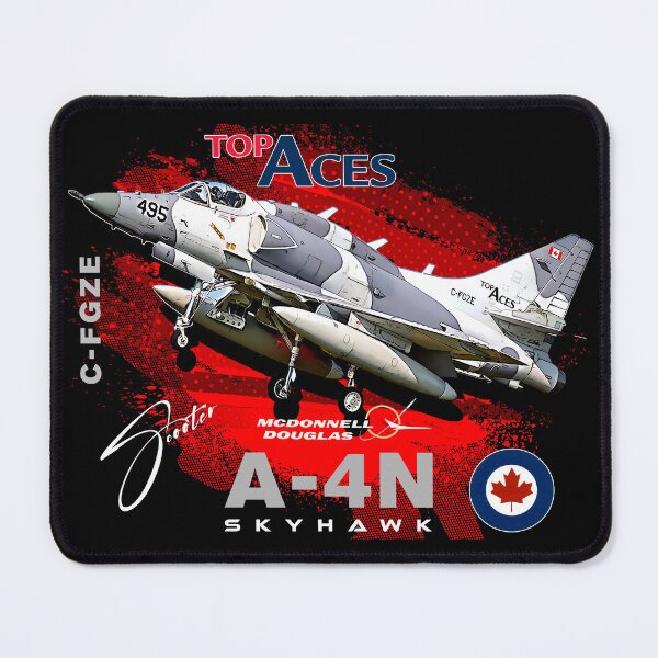 Item preview, C-FGZE Top Aces McDonnell Douglas A-4N Skyhawk – The Canadian Aggressor Jet designed and sold by Aerolovers.