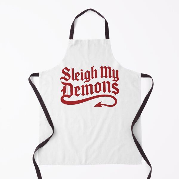 Item preview, Sleigh My Demons – Gothic Red Holiday Text Design designed and sold by Weasel Graphix.