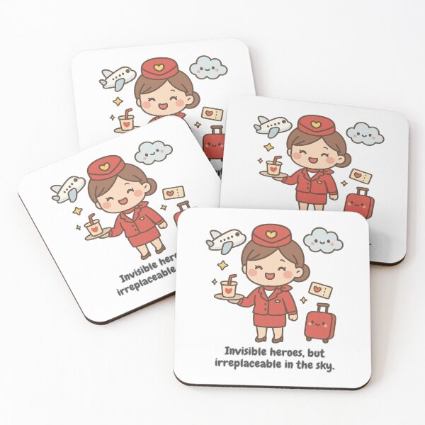 Artikelvorschau, Stewardess im Kawaii-Stil entworfen und verkauft von KawaiiHero.