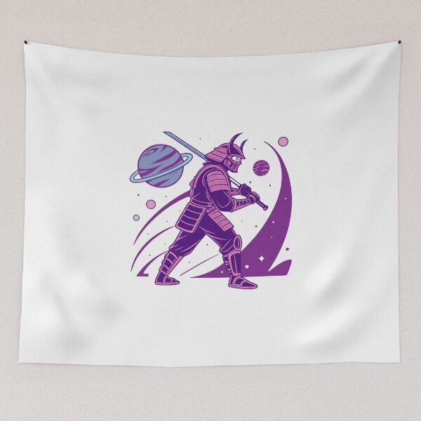 Item preview, Cosmic Samurai Warrior Illustration designed and sold by AL AMIN.
