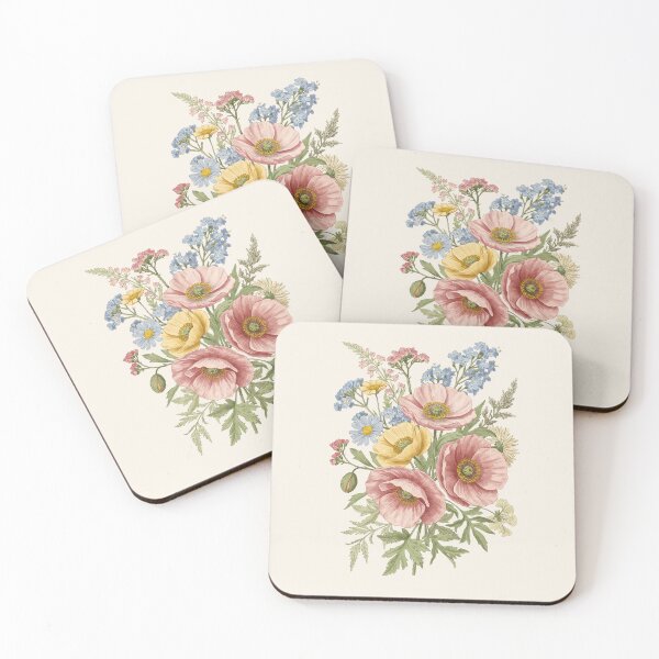 Item preview, Vintage Wildflower Bouquet Botanical Art Print 11 designed and sold by Pasteltone.
