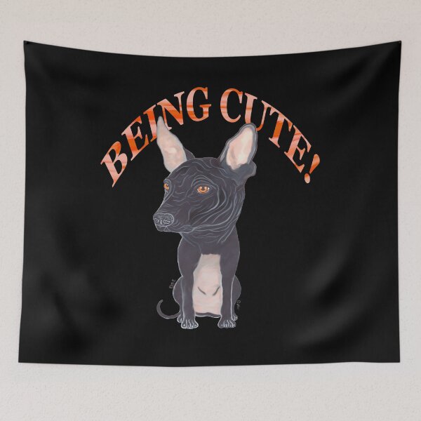 Item preview, XOLOITZCUINTLE BEING CUTE designed and sold by BeritValk.