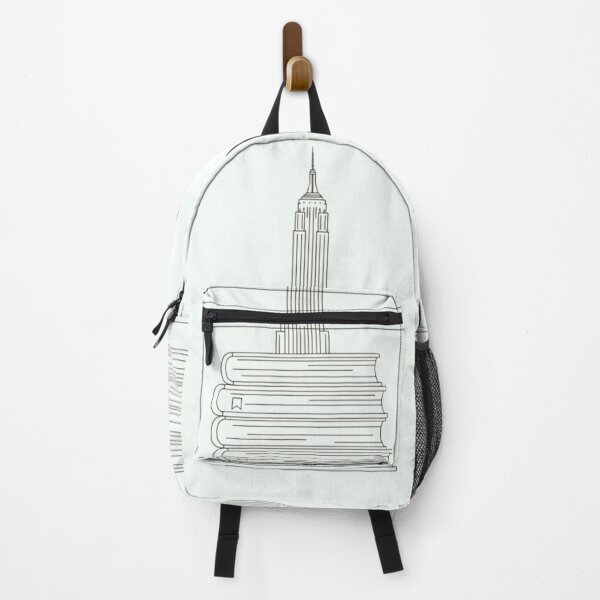Item preview, Hito literario: Libros minimalistas y camiseta del Empire State designed and sold by Mahe Jabeen.