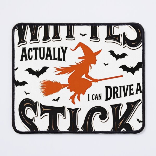 Item preview, Why Yes Actually I Can Drive A Stick Halloween Men Women designed and sold by marrakech_tees.
