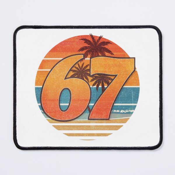 Item preview, Retro Weekend Vibes: Vintage 67 Palm Sunset designed and sold by GrafTeesLab.