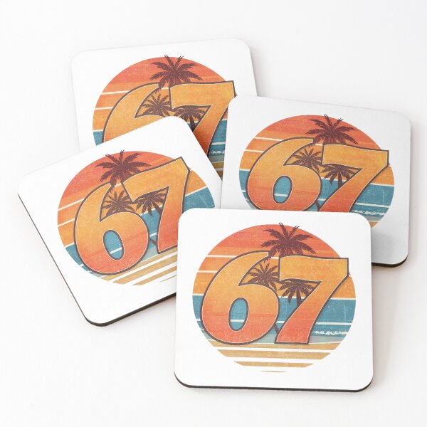Item preview, Retro Weekend Vibes: Vintage 67 Palm Sunset designed and sold by GrafTeesLab.