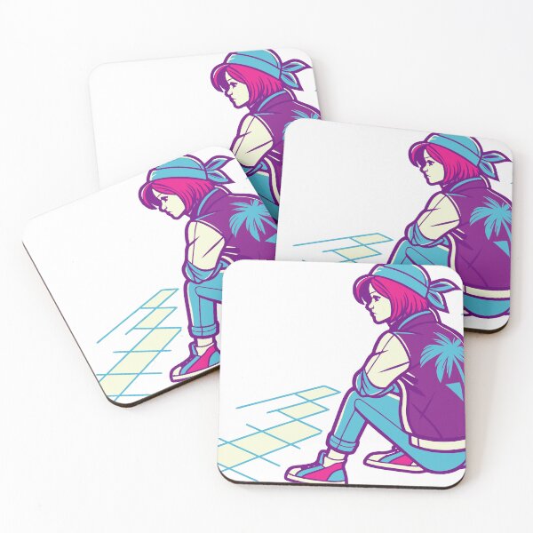Item preview, Retro Y2K Neon Wave Illustration designed and sold by AL AMIN.
