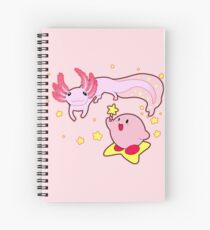 Kirby and the Axolotl Spiral Notebook