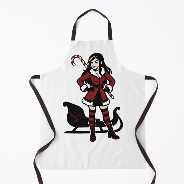 Item preview, Goth Christmas Girl – Dark Holiday Attitude Design designed and sold by Weasel Graphix.
