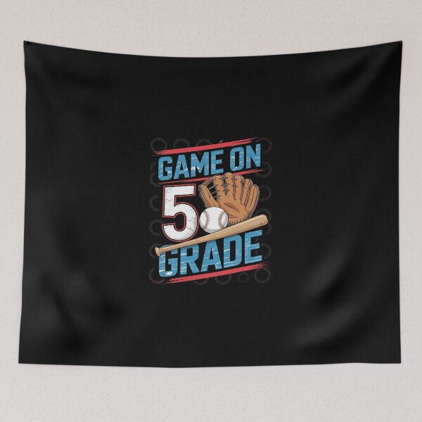 Item preview, Game On 5th Grade With Baseball Player First Day Of School  designed and sold by dainegilbert.