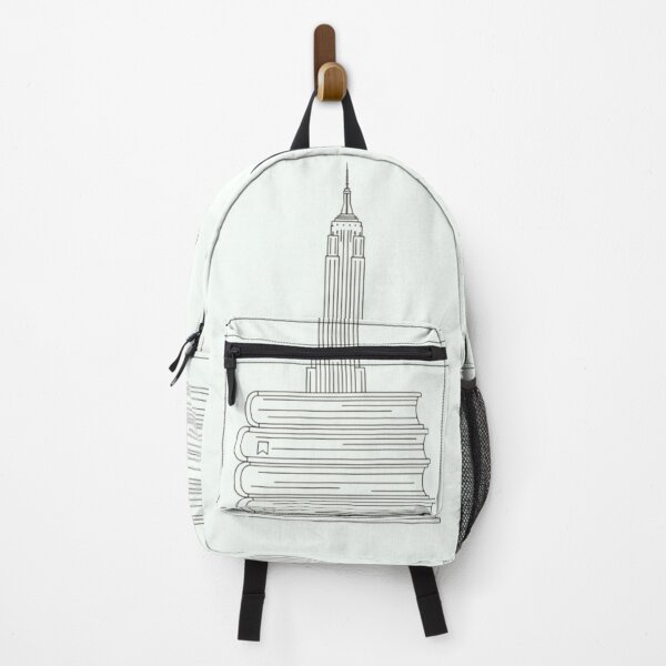 Item preview, Hito literario: Libros minimalistas y camiseta del Empire State designed and sold by Mahe Jabeen.
