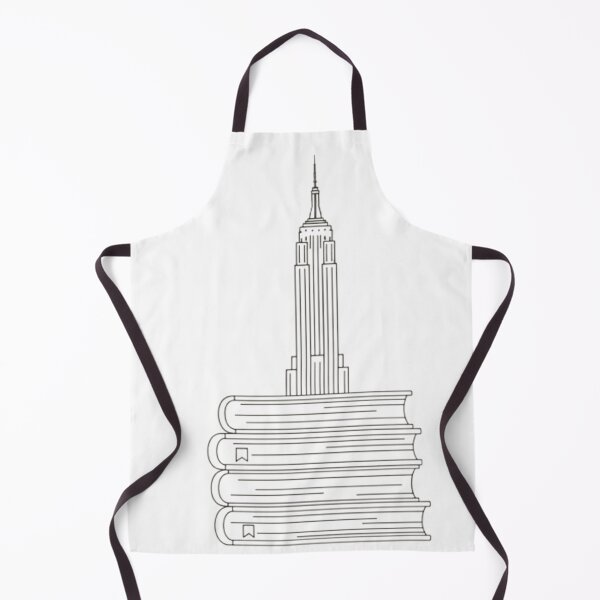 Item preview, Literary Landmark: Minimalist Books & Empire State T-Shirt designed and sold by Mahe Jabeen.