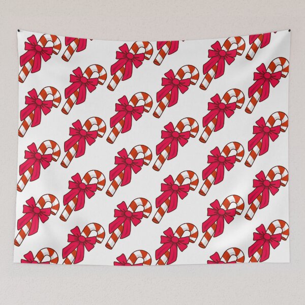 Item preview, Candy Cane Bow, Christmas, Xmas decor designed and sold by GoldenSunsetBloom.