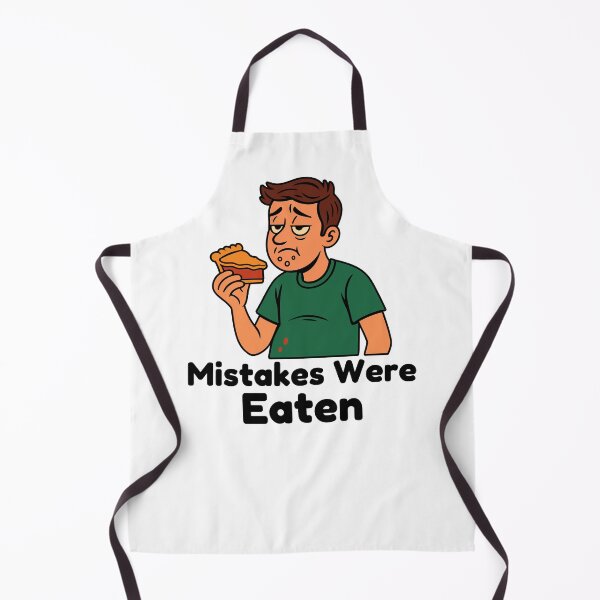 Item preview, Mistakes Were Eaten – Funny Food Regret Cartoon Design designed and sold by Weasel Graphix.