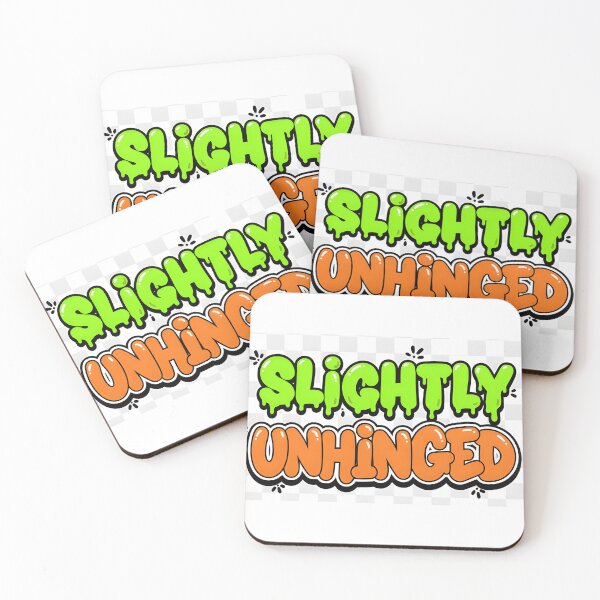 Item preview, Slightly Unhinged designed and sold by NotSoBrightWingMerch.