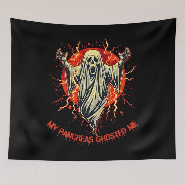 Item preview, Funny Halloween T1D T2D My Pancreas Ghosted Me Diabetes Humor Spooky Season designed and sold by Zayavca.