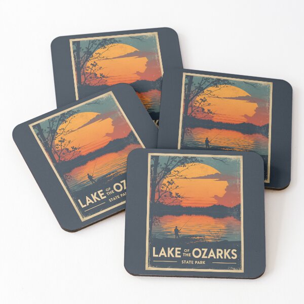 Item preview, A Vintage Travel Illustration of Lake of the Ozarks State Park - Missouri  designed and sold by GoodOldVintage.