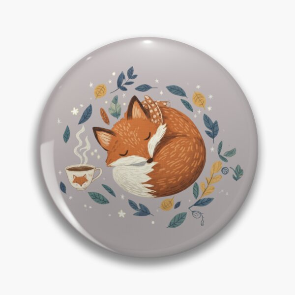 Item preview, Lindo zorro durmiendo para una acogedora relajación otoñal designed and sold by OhUTees.