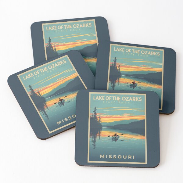 Item preview, A Vintage Travel Illustration of Lake of the Ozarks State Park - Missouri  designed and sold by GoodOldVintage.