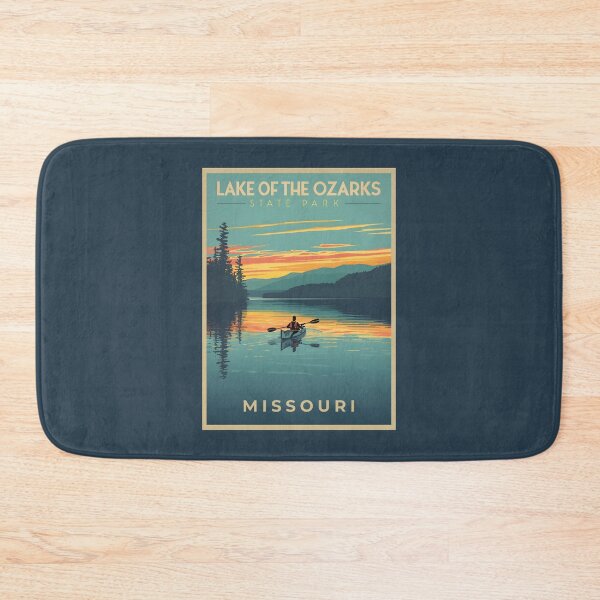 Item preview, A Vintage Travel Illustration of Lake of the Ozarks State Park - Missouri  designed and sold by GoodOldVintage.