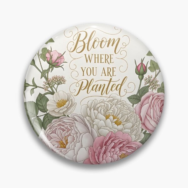 Artikelvorschau, Vintage Botanische Wandkunst mit positiver Affirmation entworfen und verkauft von RBCTk.