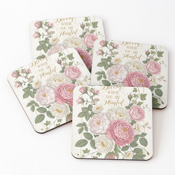 Artikelvorschau, Vintage Botanische Wandkunst mit positiver Affirmation entworfen und verkauft von RBCTk.