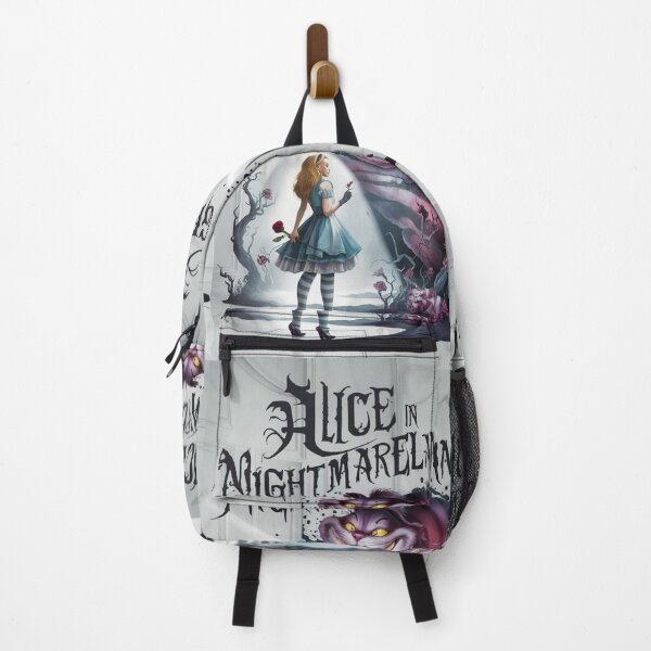 Item preview, Dark Fantasy Alice in Nightmareland with Creepy Cheshire Cat Artwork designed and sold by Inkora-Art.