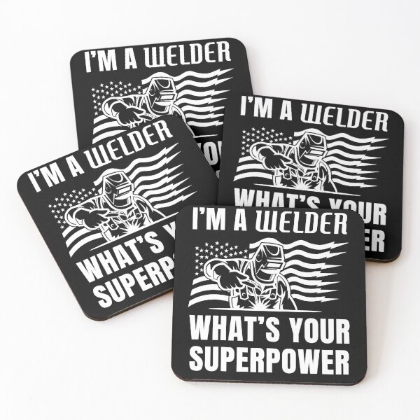 Item preview, Minimalist Tex, i’m a welder what’s your superpower designed and sold by BloodyTeapot.