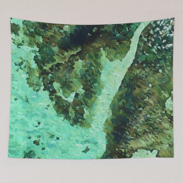 Artikelvorschau, Moss Abstract | Emerald Depths | Abstract Expression in Green entworfen und verkauft von Quill-Design.