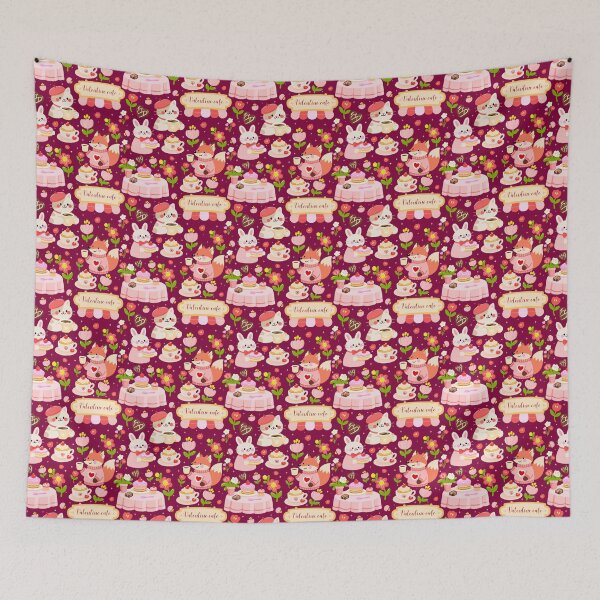 Item preview, Valentine Cafe Date Seamless designed and sold by KJackArtwork.
