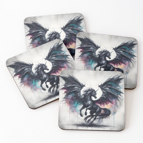 Item preview, Black Alicorn, Ai Generated Art  designed and sold by ACC .