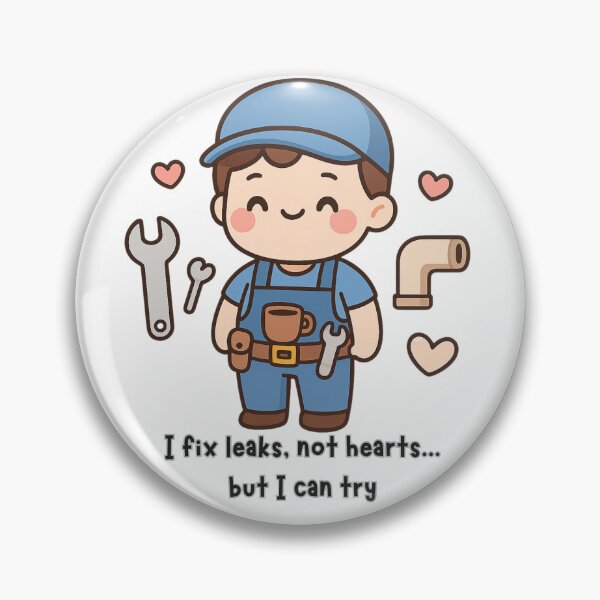 Item preview, Plumber kawaii style  designed and sold by KawaiiHero.