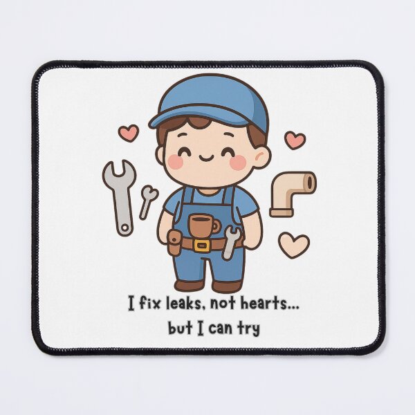 Item preview, Plumber kawaii style designed and sold by KawaiiHero.