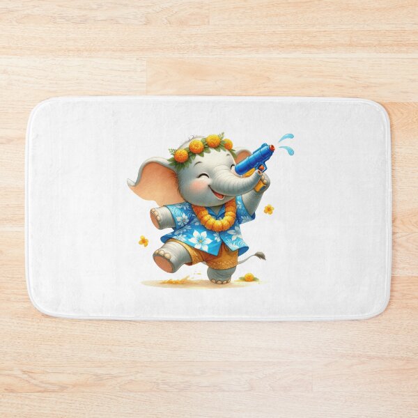 Item preview, Cute Thai Elephant Songkran Festival 09 designed and sold by CharlieDesings.