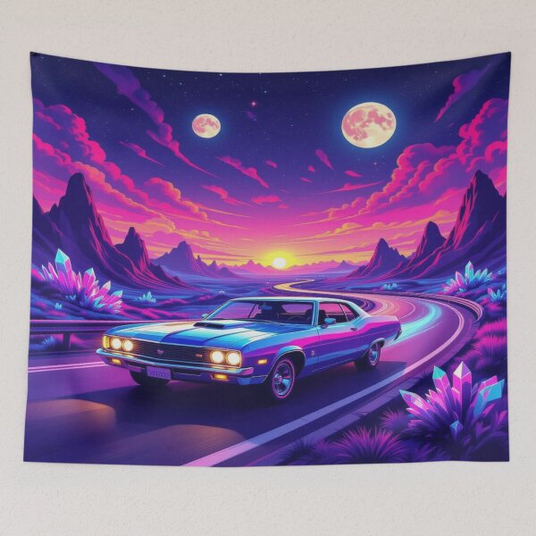 Item preview, RetroDrive Divine – Between Speed, Sunset & SurrealGlow, a CosmicCruise of a different kind unfolds designed and sold by FotoworldEdel.